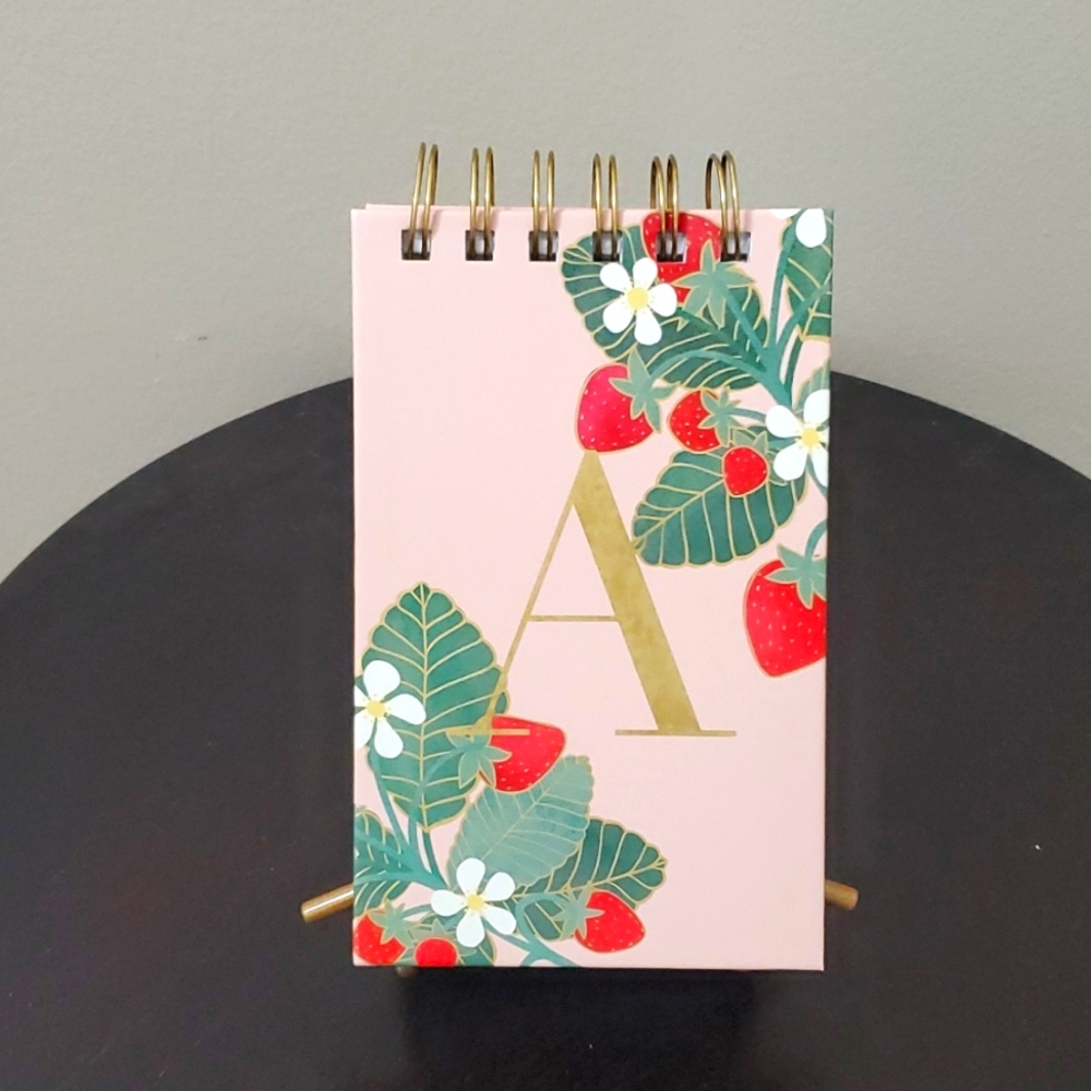 🆕️ LADY JAYNE (A or S) MONOGRAM NOTEBOOK w/ PEN
